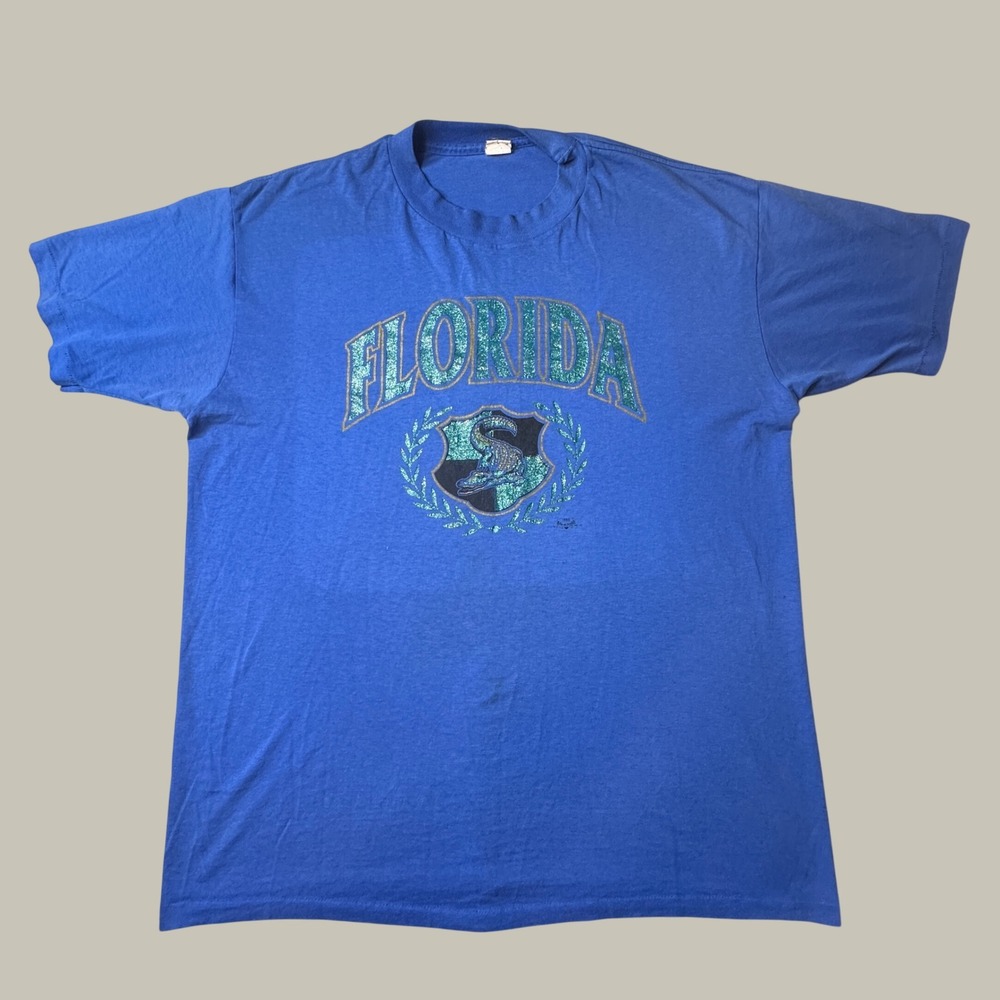 Vintage Florida Gators T-Shirt Mens XL Blue NCAA Football 1993 Love Unlimited